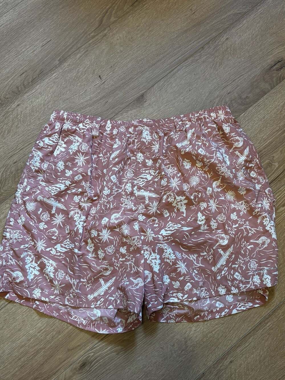 Columbia PFG Men's Fishing Print Swim Trunks Shorts Size XL